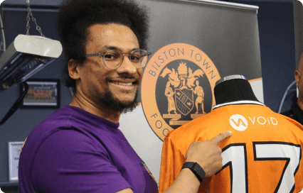 Bilston Town FC Women & Girls Team Sponsor, with Home Kit