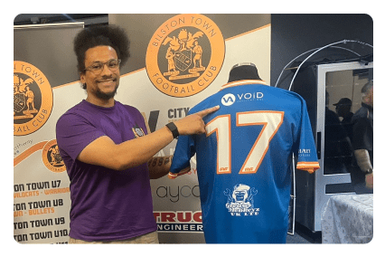 Bilston Town FC Women & Girls Team Sponsor, with Away Kit