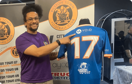 Bilston Town FC Women & Girls Team Sponsor, with Away Kit