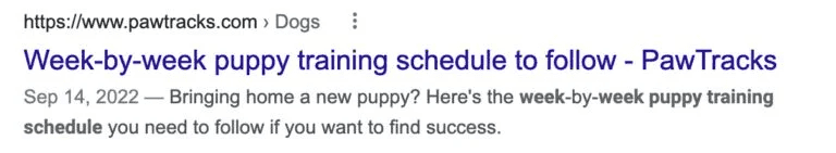 Meta descriptions as modelled by Yoast SEO