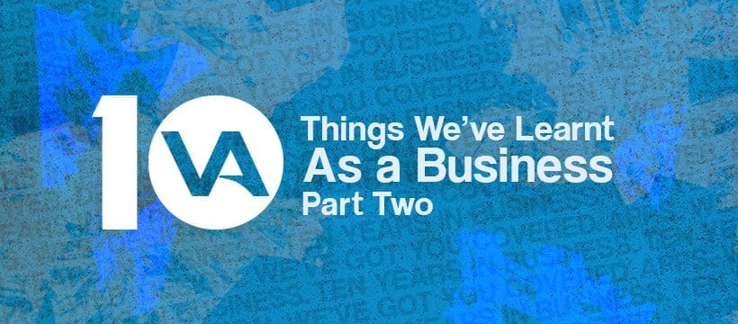 10 Things We've Learnt as a Business - VOiD Applications