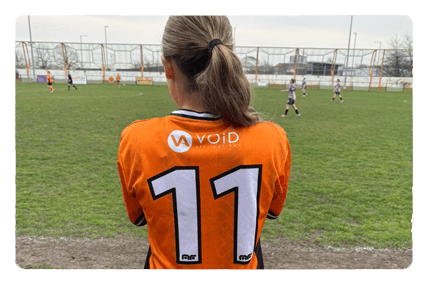 Grace: Number 11 Bilston Town FC, VOiD-Applications Sponsored Player