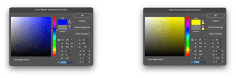 We can distinguish colour values from each other from a functional standpoint. We do this with the brightness value to increase accessibilty in Website Design.